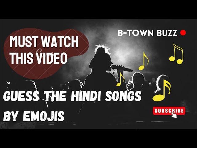 Guess The Songs By Emojis  (HINDI songs) #Bollywood #GuessTheSong #Emojis