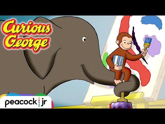 Elephant Paint Party | CURIOUS GEORGE