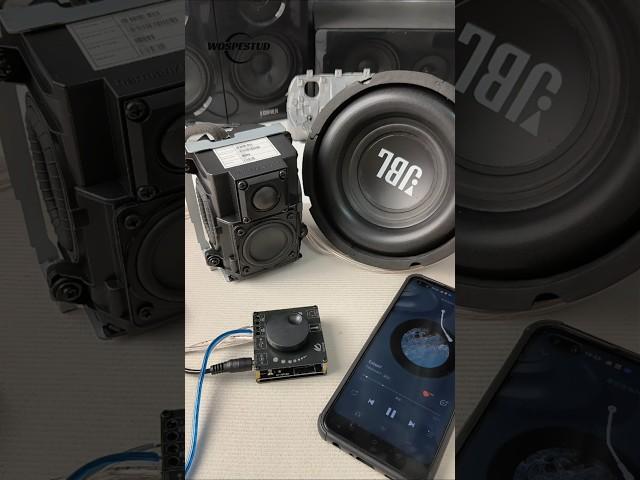 DIY fun 3-channel speaker, Harman speaker + 6.5" woofer