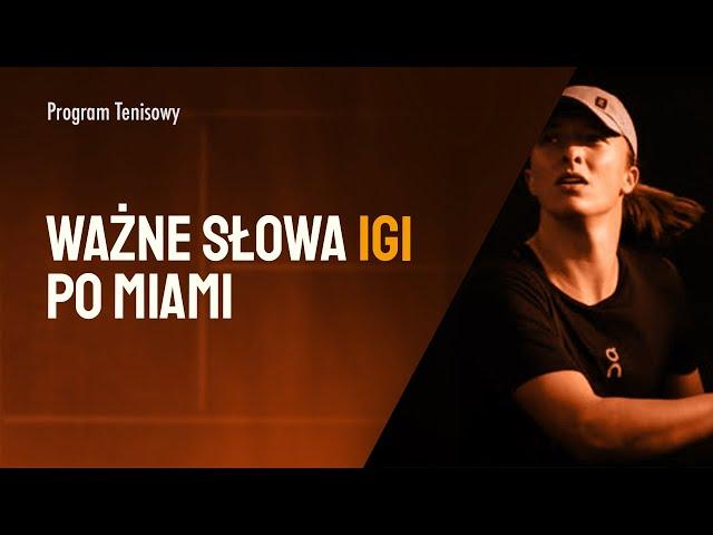 Dlaczego przegrana Igi Świątek to koniec świata? Jakie są plany Igi?