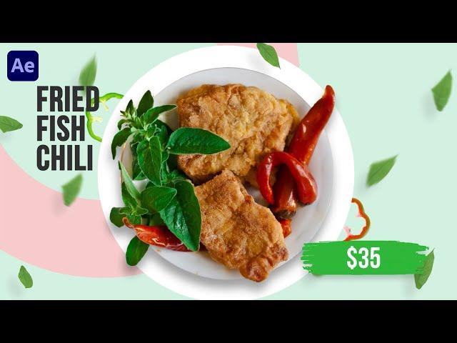 Fresh Tasty Food Promo | After Effects Tutorial | Effect For You