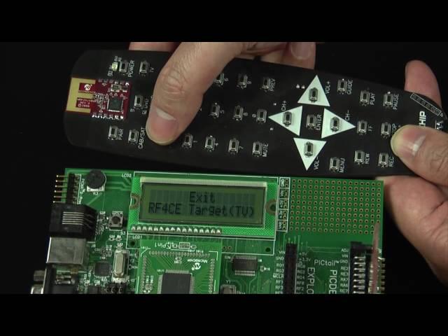 Microchip ZigBee® RF4CE Demonstration