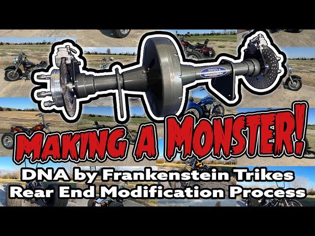 Making a Monster: DNA by Frankenstein Trikes Rear End Modification Process