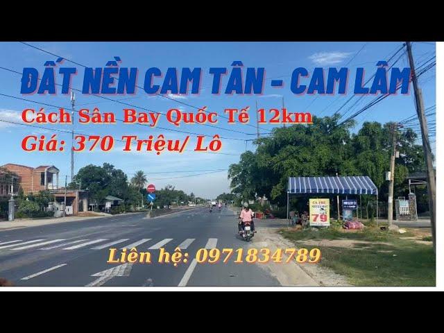 Đất Nền Cam Tân, Cam Lâm. Gần Sân Bay Quốc Tế Cam Ranh. Liên hệ: 0971834789