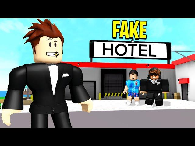 I Made FAKE HOTEL To Trap Youtubers! (Brookhaven RP)