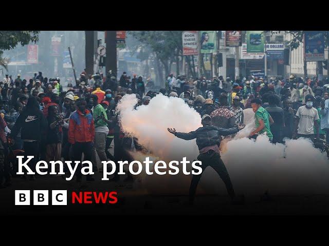 Dozens killed in Kenya protests as police continue crackdown | BBC News