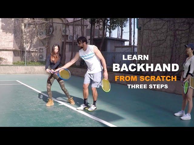 Learn Two Handed Backhand From Scratch In Three Steps - Live Lesson (TENFITMEN - Episode 159)