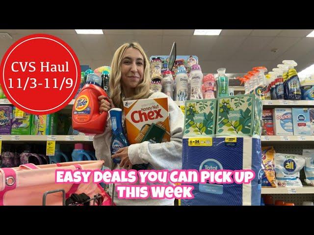 CVS HAUL 11/3-11/9 EASY DEALS YOU CAN PICK UP THIS WEEK