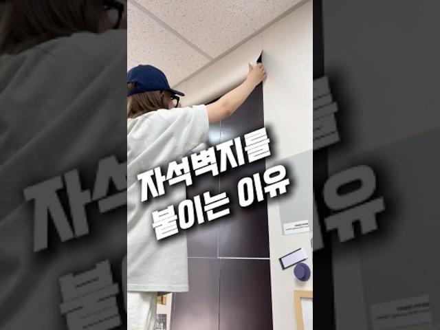 이제 벽지도 자석이야..? 타공없이 붙여주면 활용도가 대박인 이거 #꿀템추천 #집꾸미기 #살림템 #꿀템