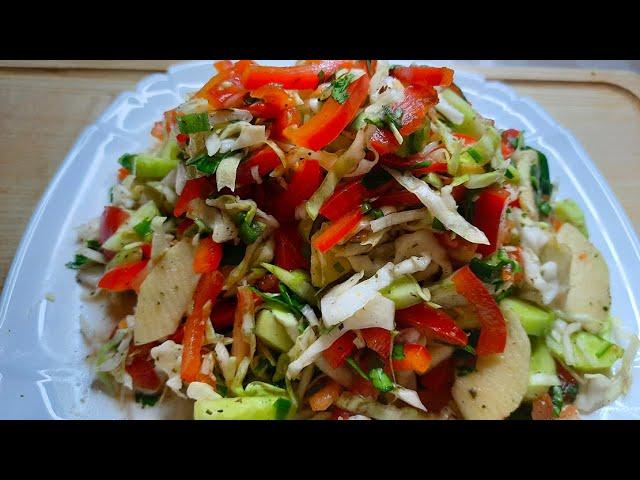 Om-Nom-nom!-This simple and versatile cabbage salad will delight everyone.