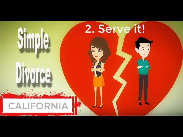 How to serve your spouse in divorce, filling out the proof of service form FL-115