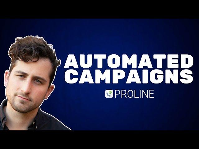 ProLine CRM Automated Campaigns for Roofers [DEMO]