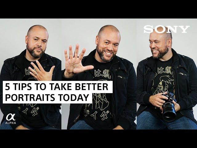 5 Tips To Take Better Portraits TODAY | Miguel Quiles | Sony Alpha Universe