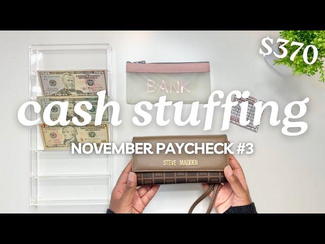 CASH ENVELOPE STUFFING | NOVEMBER 2024 PAYCHECK #3 | Budget With Me | MONETS MONEY