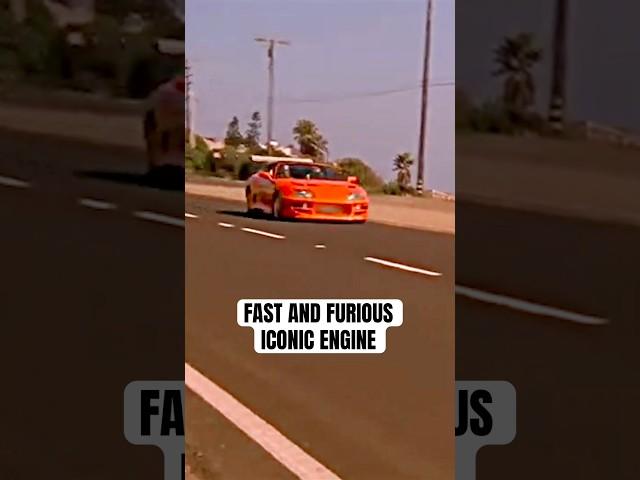 The Famous Orange Supra Had a NON Turbo Engine  #shorts