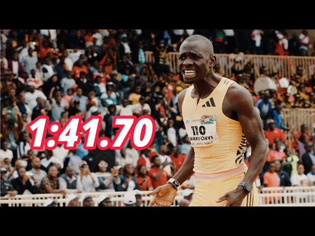 Historic! Men's 800m Final || Wanyonyi WORLD RECORD Miss || Olympics Trials 2024