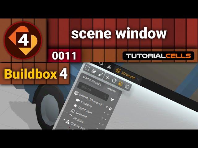 0011. scene window in buildbox 4