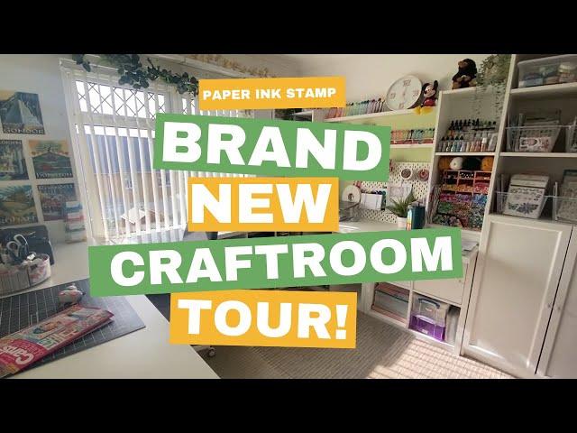 My NEW Updated Craftroom // Come And Take The Tour!! // Paper Ink Stamp