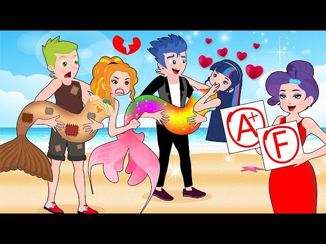 Princess Dress Up My Friend is a Mermaid! Hilarious Cartoon Animation