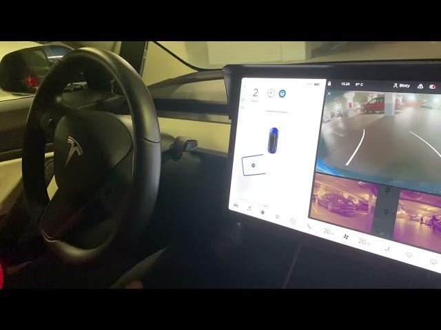 Tesla Model 3 Autopark | FSD | Suomi Finland