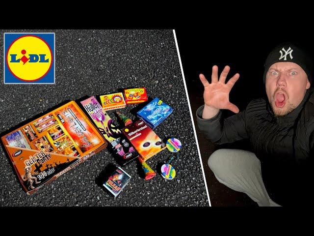 FEUERWERK bei LIDL GEKAUFT + GEZÜNDET  Silvester Vorfreude 2024/2025