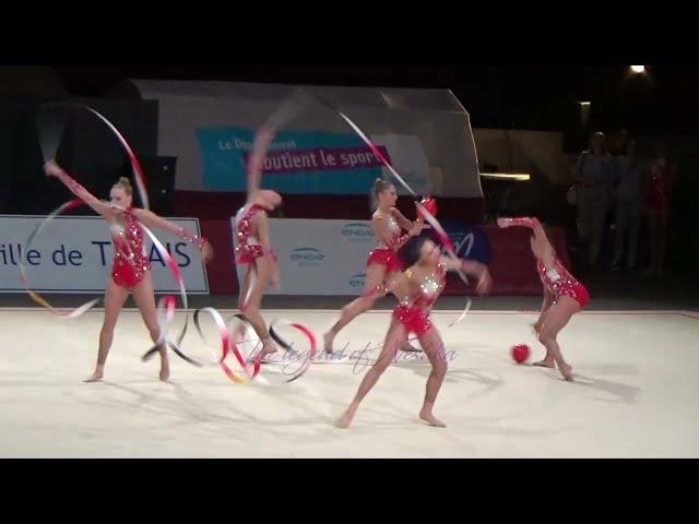 SPAIN 3 ribbons 2 balls - 2023 Grand Prix Thiais AA