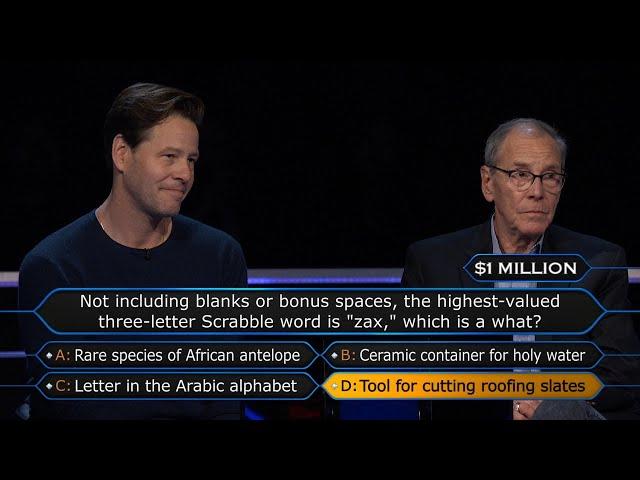 Ike and Alan Barinholtz Reach The Million-Dollar Question on Who Wants to Be a Millionaire