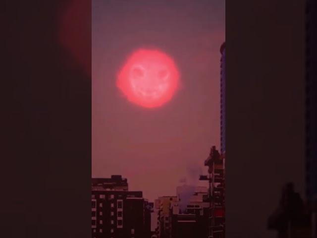 Red Sun CAUGHT ON CAMERA