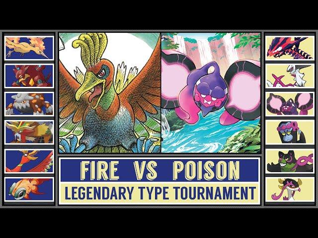 FIRE vs POISON | Legendary Pokémon Type Tournament [Battle #4]