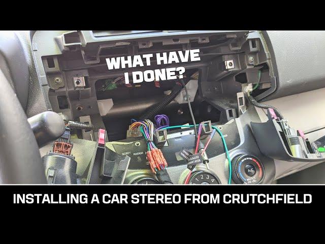 Ordering and Installing a Crutchfield Car Stereo: Step By Step