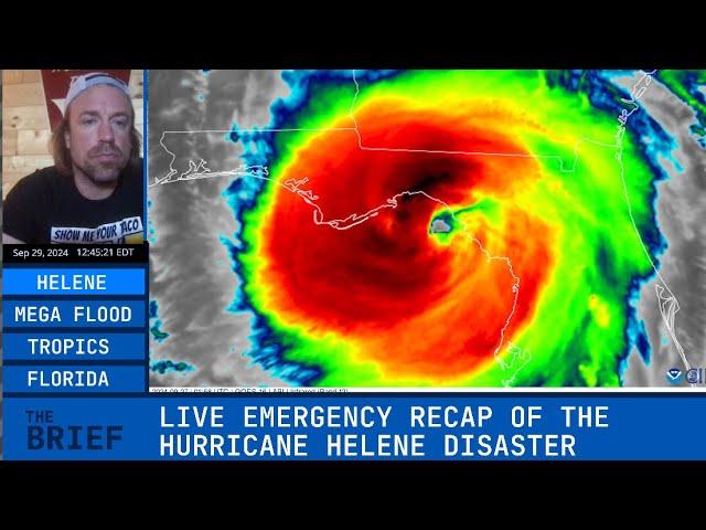 LIVE EMERGENCY UPDATE ON THE HURRICANE HELENE MEGA FLOOD DISASTER