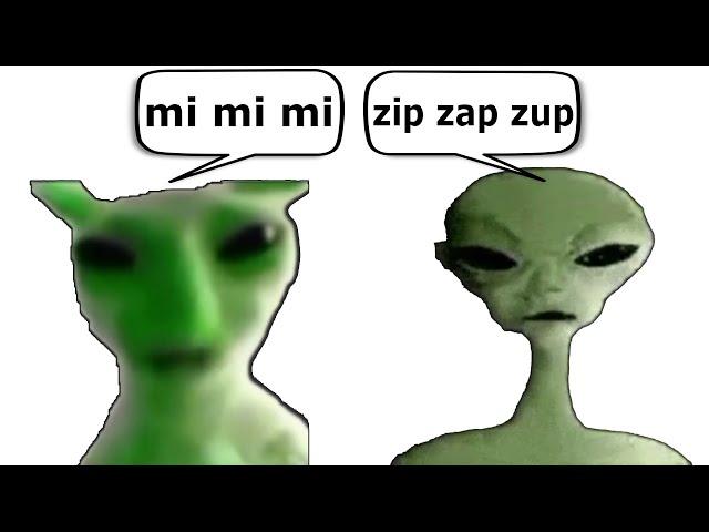 Alien Speaking Meme Beginning