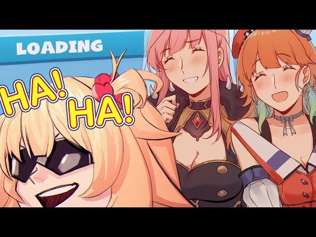 Haachama's Language Barrier Comedy with Kiara and Calli