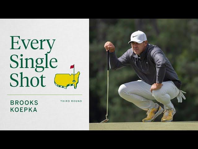 Brooks Koepka's Third Round | Every Single Shot | The Masters