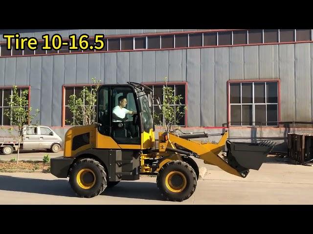 Mini wheel loader with rated load 800kgs