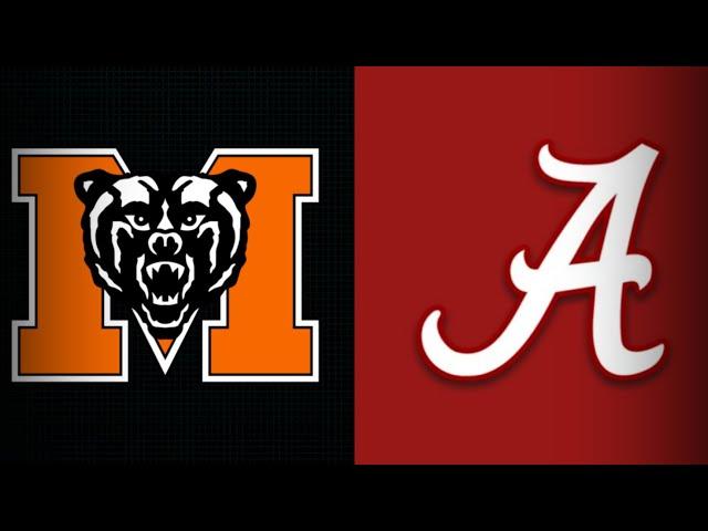 Mercer vs #10 Alabama Full Game 2024