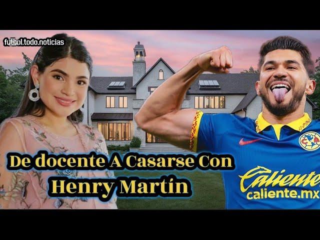 Así Es La ESPOSA De HENRY MARTÍN El Jugador  MEXICANO Del CLUB AMERICA Liga MX