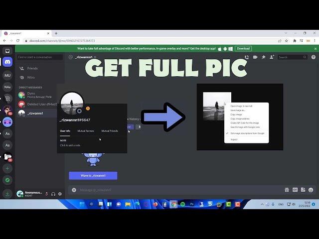 How To Copy Someone's or your Discord Profile Picture | Save Discord Profile Picture