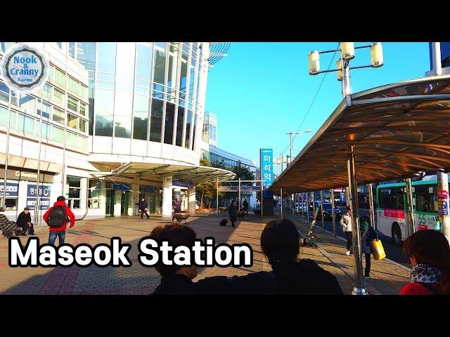 Namyangju, Korea-Walking around Maseok Station (Namyangju, Korea)/4K