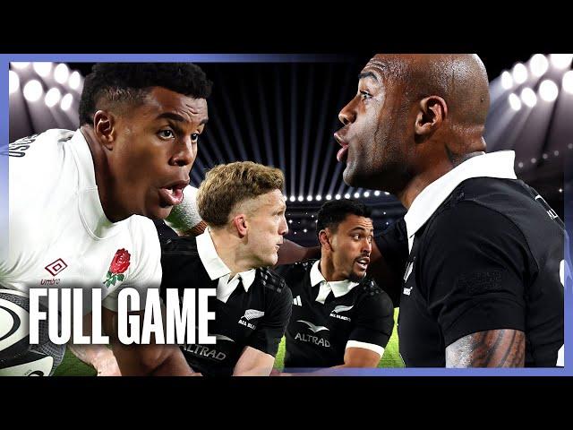 FINAL MOMENTS MAYHEM + Beauden Barrett's INSANE Soccer Skills | All Blacks v England 2024 FULL GAME