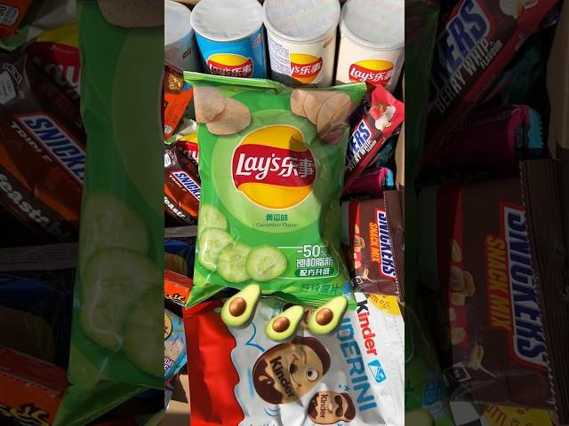 ЧИПСЫ с ОГУРЦОМ ПОЛЕЗНЫЕ?! #обзор #еда #чипсы #food #lays #полезно #snacks #закуска #вкусняшки