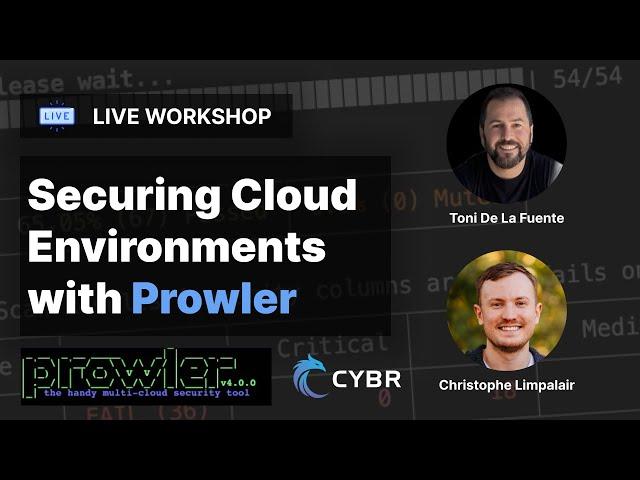 Securing Cloud Environments with Prowler​ (Live Training with Toni de la Fuente)