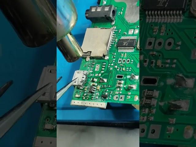 bluetooth speaker charging port repair #shorts