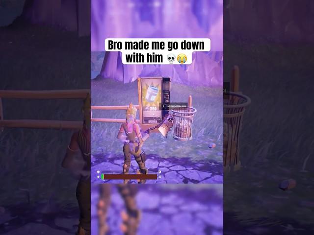 Bro was taking me down at all costs  #fortniteshorts #fortnite