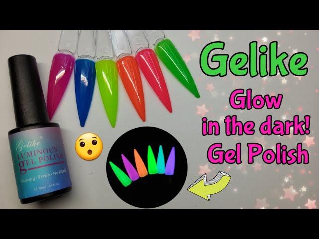 GELIKE NEON GLOW IN THE DARK GEL POLISH SET! | EC COSMETICS