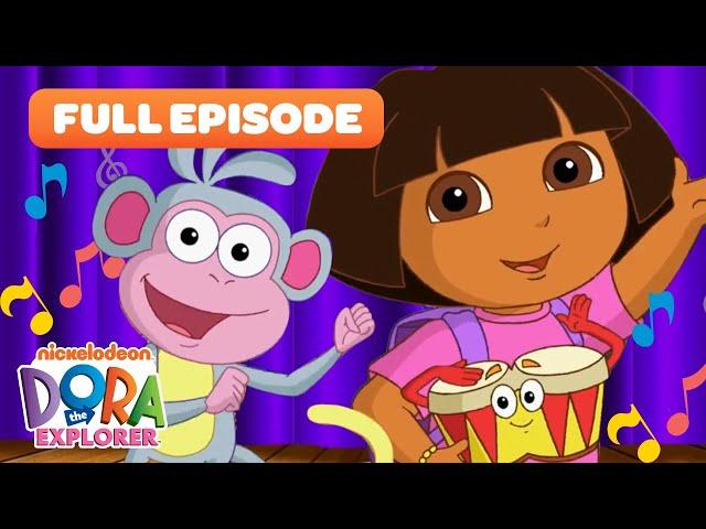 Dora & Boots Play a Music Show!  FULL EPISODE "Baby Bongo's Music Show" | Dora the Explorer