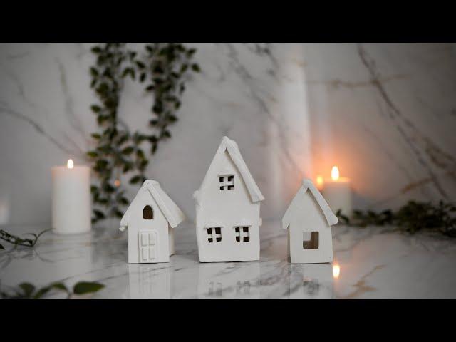 DIY AIR DRY CLAY HOUSES