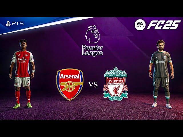 FC 25 - Arsenal vs. Liverpool | Premier League 24/25 Full Match | PS5™ [4K60]