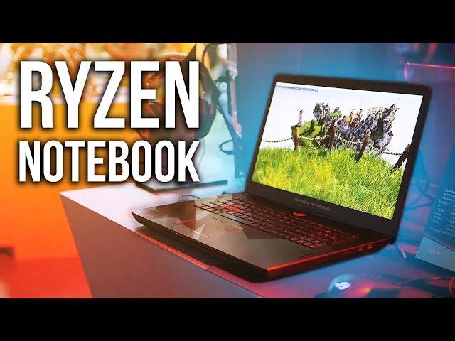 RYZEN 1700 + RX 580 ... in a GAMING NOTEBOOK!
