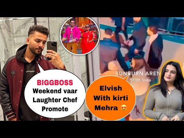 Elvish Yadav With Kirti Mehra Karan Aujla Concert Viral Video️Biggboss 18 WKD Elvish Yadav Spotted